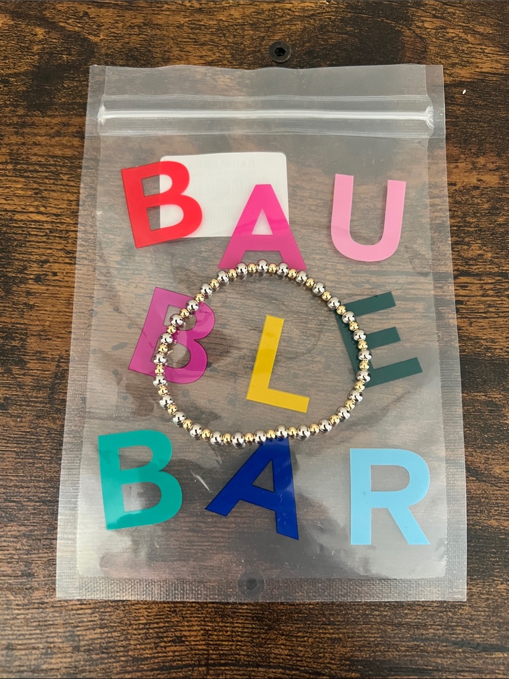 NWOT Baublebar Gold Silver Ball Bracelet Gifting Jewelry